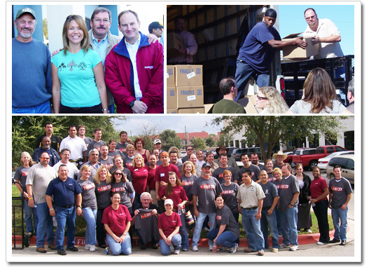 Picture of Austin Apartment Association Doc  & Gayle Young Food Drive Volunteers